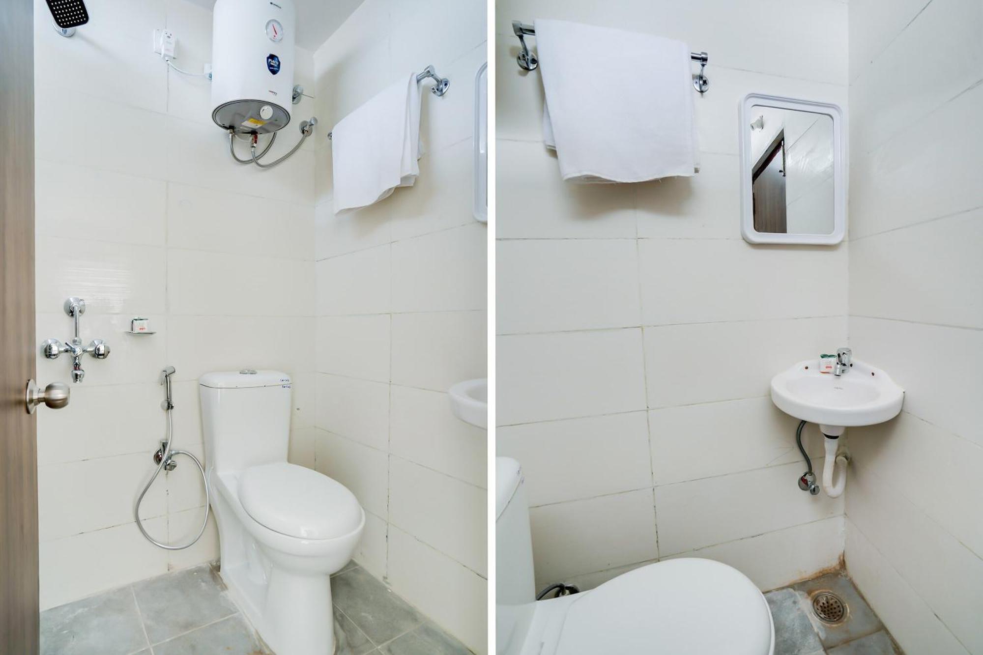 OYO 28124 Alekhya Residency Cafe Bahar Hotel Sururnagar Bagian luar foto